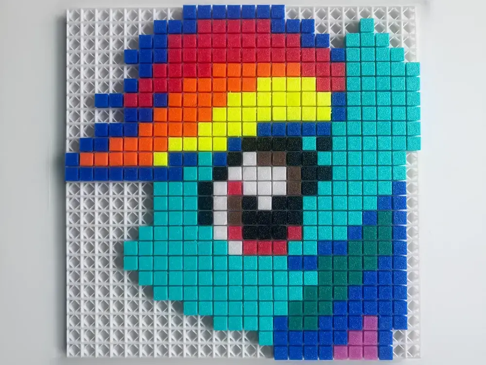 Rainbow Dash My Little Pony Pixel Art