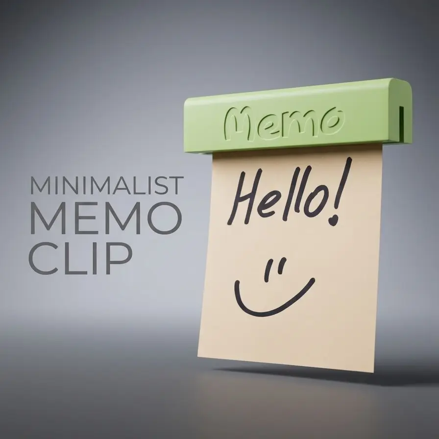 📝Minimalist Memo Clip & Holder📝