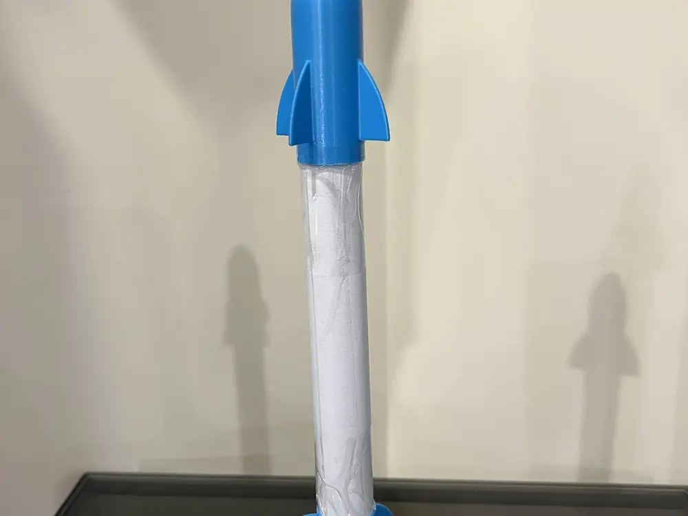 Paper Rocket - nose cone & tail fin