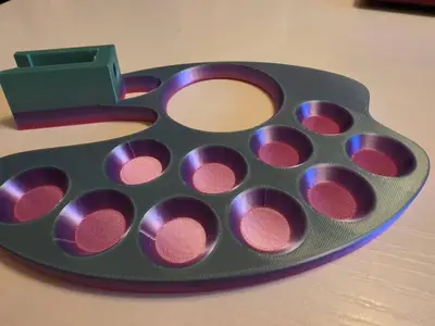 Palette MÅLA SideTray – Tavolozza 3D Compatibile con la Lavagna IKEA