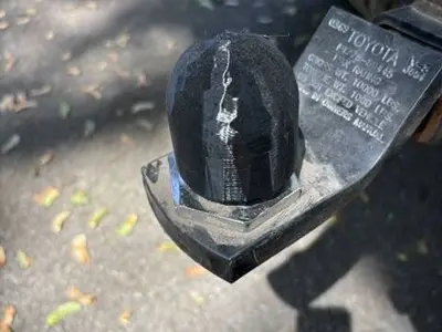 Two inch hitch ball cover