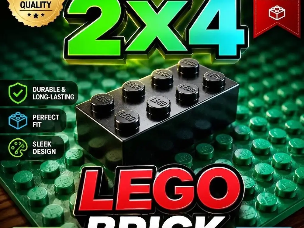 Lego Brick 4x2 🧱 ❗CONNECTABLE WITH LEGO❗