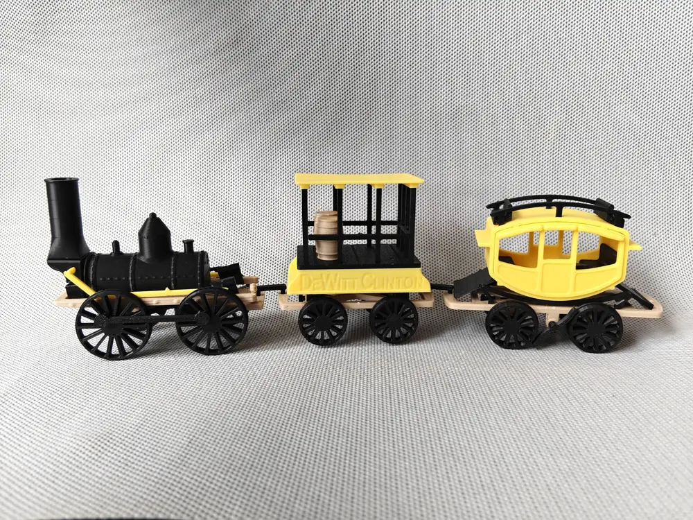 Dewitt Clinton locomotive 1:48  kit card