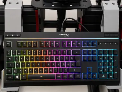 Extended Sim Rig Full size Keyboard Mount (8040 Aluminum Extrusion)
