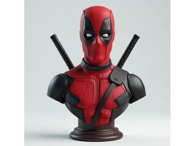 Realistic Deadpool bust