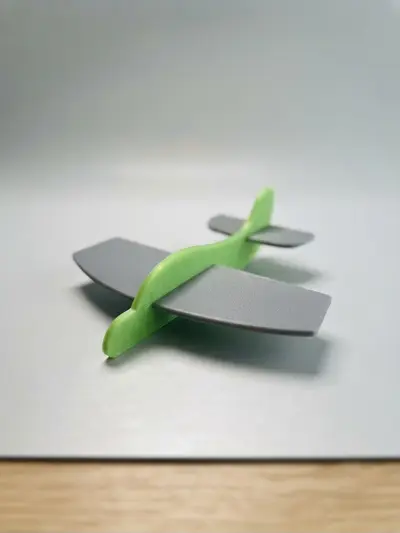 Aeroplanino Minimal a Incastro   Minimal Snap-Fit Toy Plane