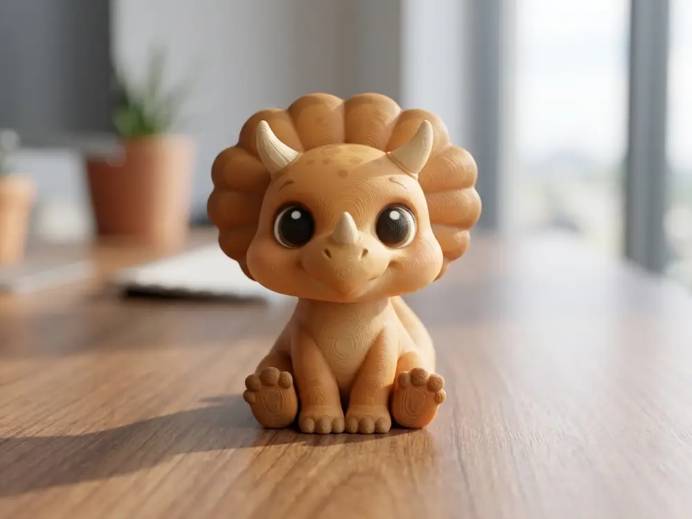Chibi Baby Dinosaur Triceratops