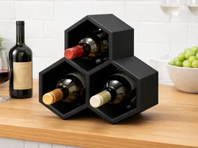 Wine Rack V2 For Bigger Bottles