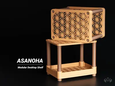 Asanoha Modular Desktop Shelf
