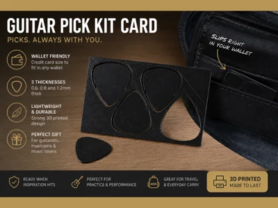 Guitar Pick Kit Card