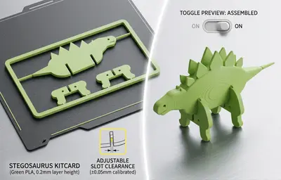 Free Stegosaurus KitCard