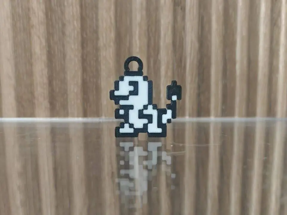 Pokemon | 8-Bit Charmander Keychain