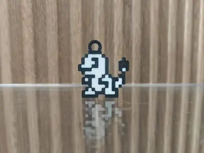 Pokemon | 8-Bit Charmander Keychain