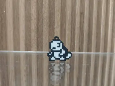 Pokemon | 8-Bit Squirtle Keychain