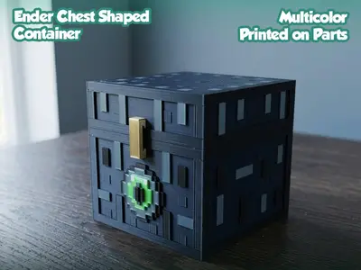 Ender chest shaped container - Multicolor - On Parts