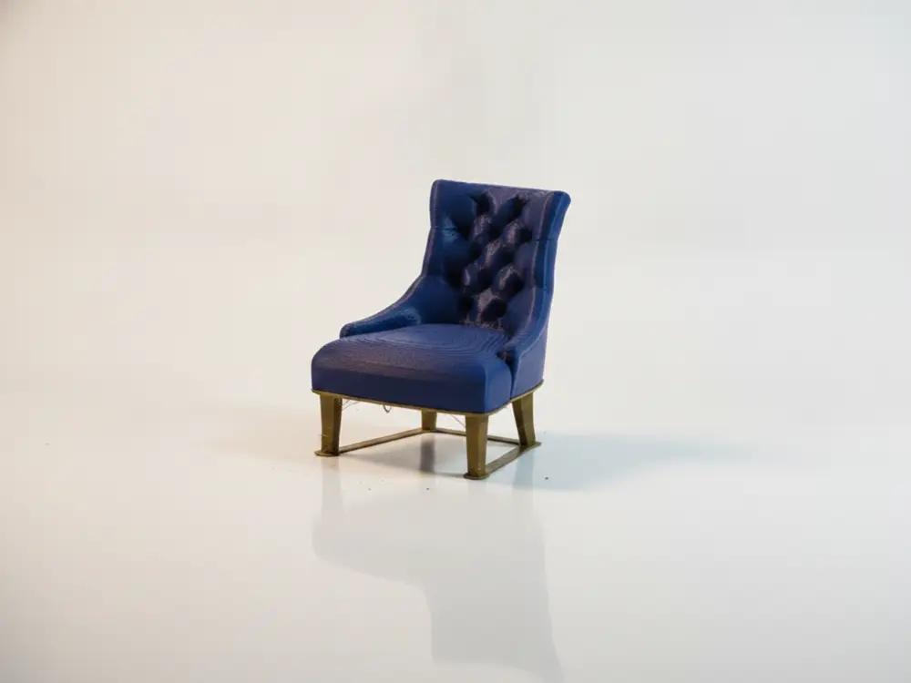 Martine Tufted Leather Stool - Classic Furniture Replica