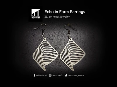 Echo in Form Earrings