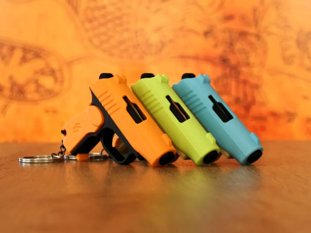 Makarov PM Fidget Keychain – Slide-Action Toy