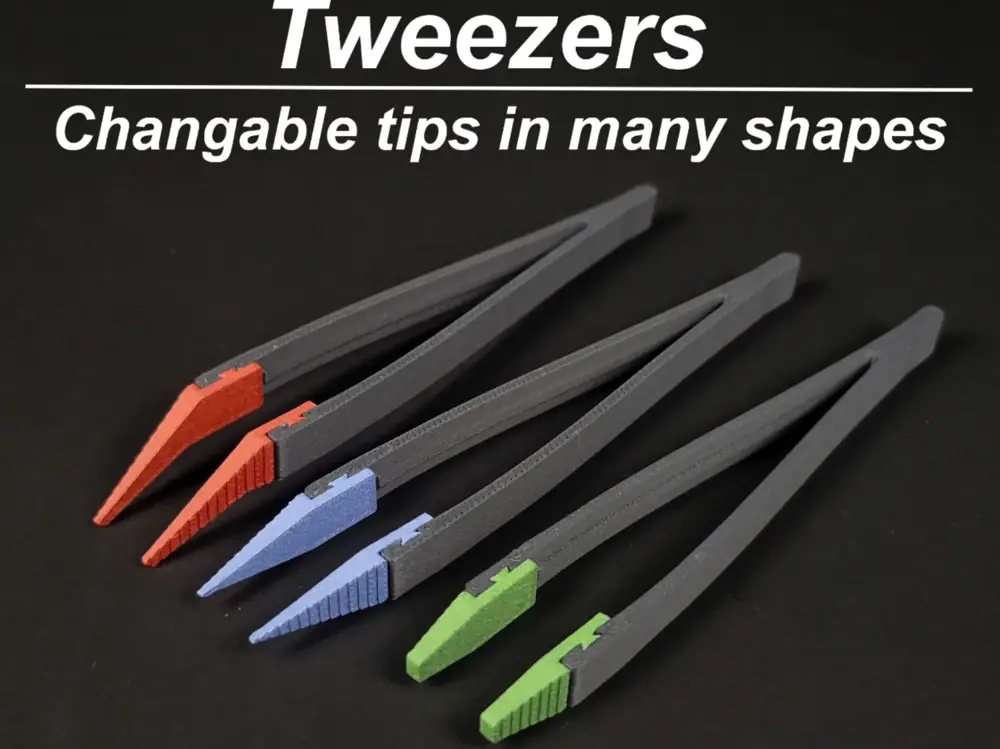 Modular Precision Tweezers with Interchangeable Tips