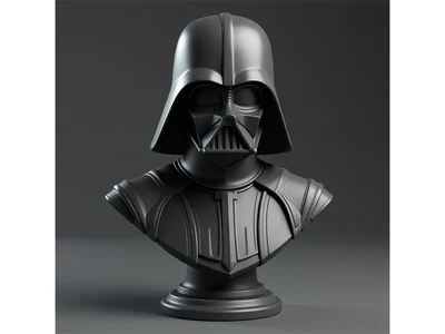 Realistic bust of Darth Vader