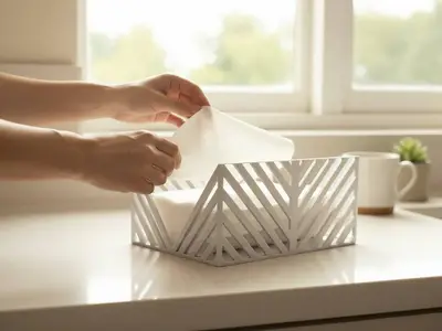 Modern Chevron Napkin Holder
