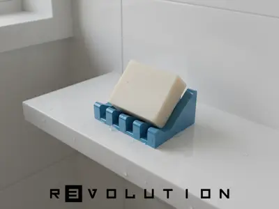 Modern Slanted Soap Dish