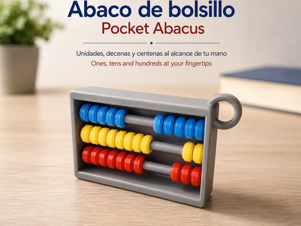 Ábaco de bolsillo - Pocket abacus