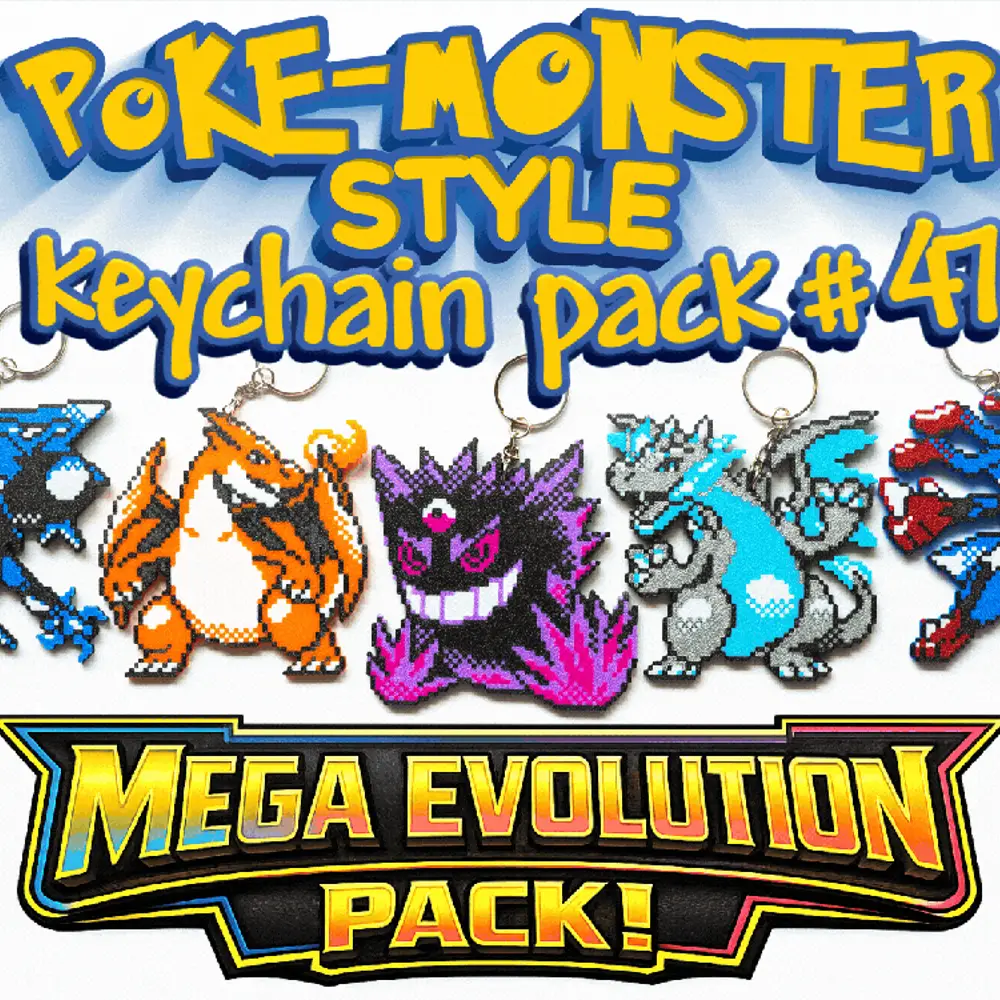 Pokemon Mega Evolution Pack #47 Charizard X Charizard Y Mega Gengar Mega Greninja Mega Lucario