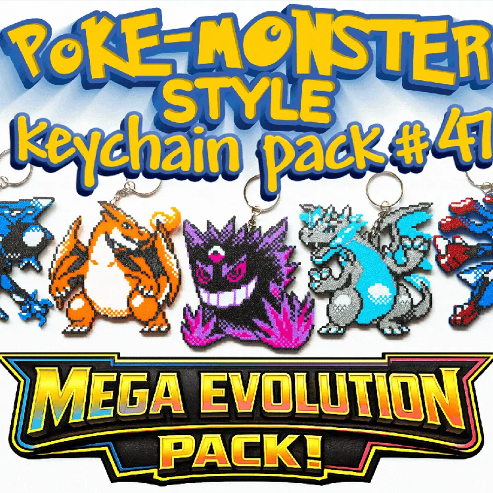 Pokemon Mega Evolution Pack #47 Charizard X Charizard Y Mega Gengar Mega Greninja Mega Lucario