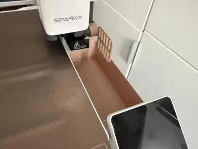Small bin and defector for Creality SPARKX i7