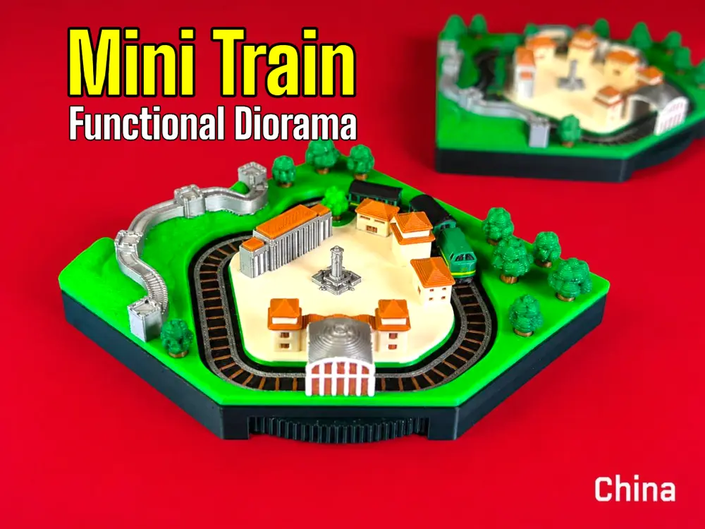 Mini Train - Functional China Diorama