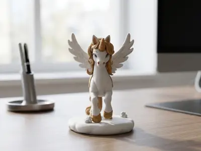 Majestic Winged Unicorn Figurine