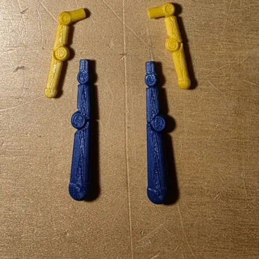 3D printable limbs for Sonic Kits and customs