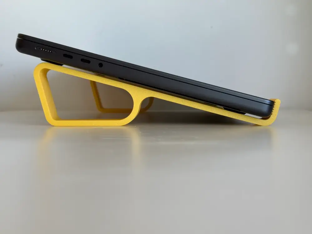 Simple laptop stand - 15 degrees - A1mini 1 plate