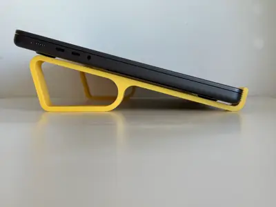 Simple laptop stand - 15 degrees - A1mini 1 plate