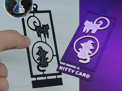 Halloween Kitty Card the Cross Stitch Frame Set