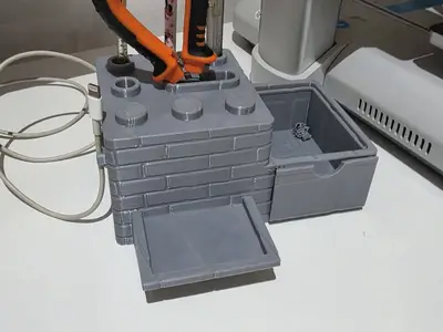 Brick Station Desk Organizer