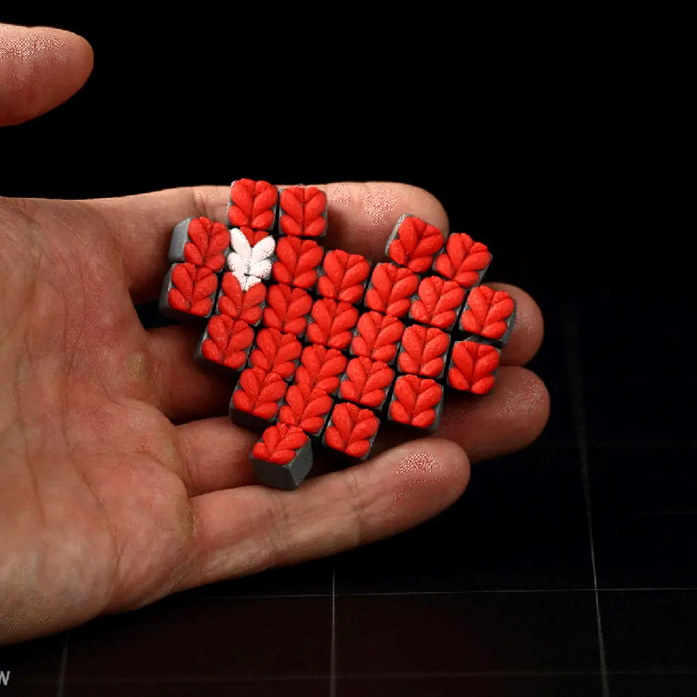 Knitted Flexible Pixel Heart