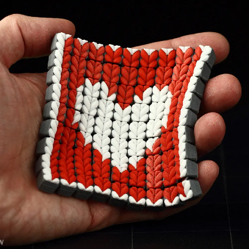 Knitted Flexible Fabric Patch 9x9
