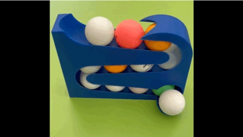 Ping-Pong Ball Holder Dispenser | Minimalistic