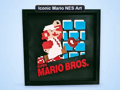 Super Mario Bros NES Wall Art