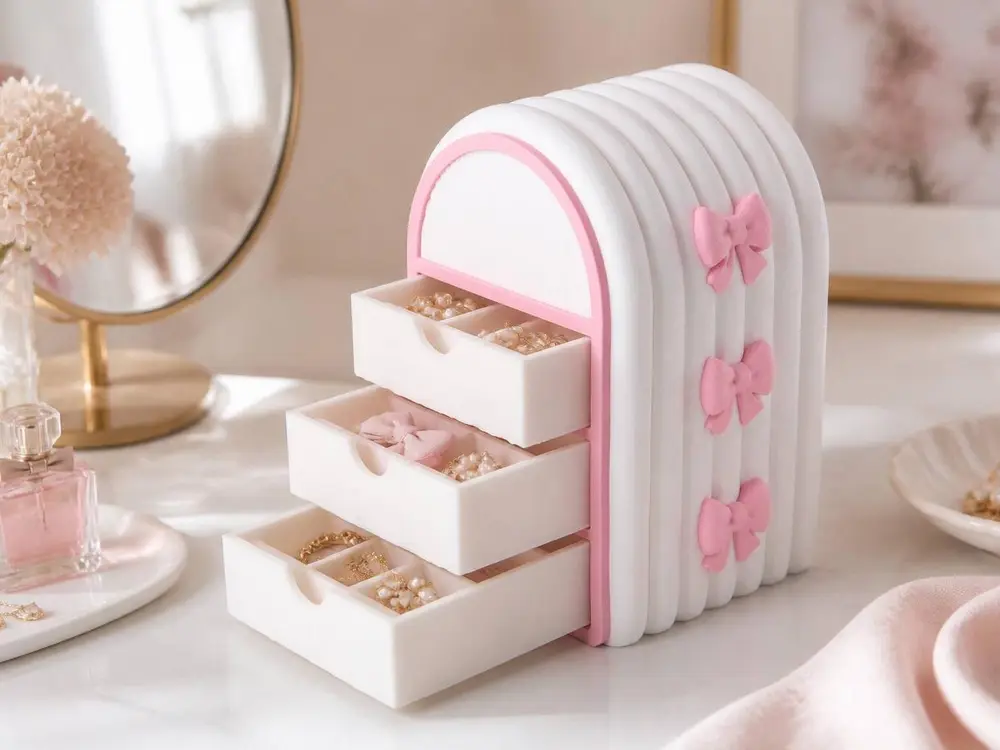 Cute Jewelry Box Organizer with Drawers