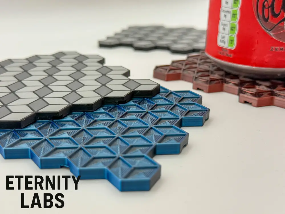 Penrose Tessellations - Drinks Coasters - 2 Styles