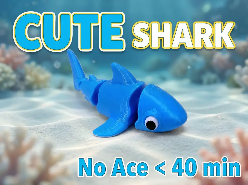 Cute Articulated Flexi Shark