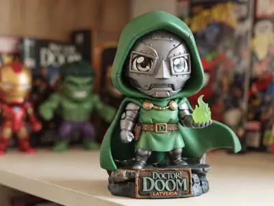 Chibi Doctor Doom - Cute Chibi Doctor Doom Figure