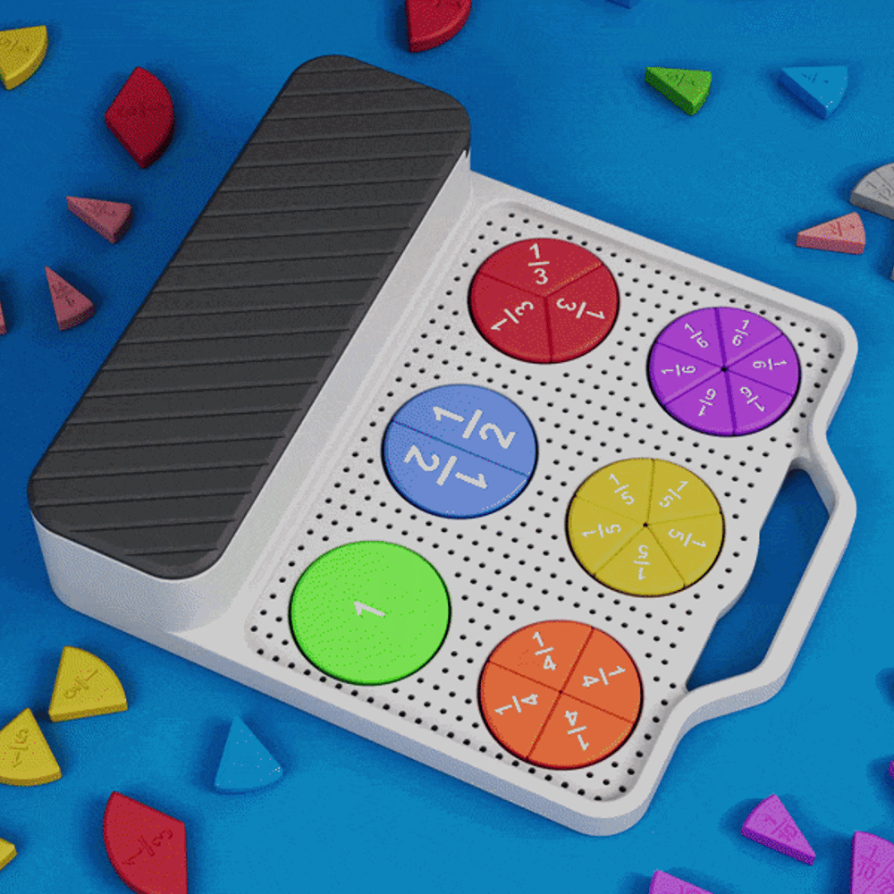 Fraction Master Learning Kit | Support-Free Montessori Toy