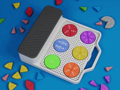 Fraction Master Learning Kit | Support-Free Montessori Toy