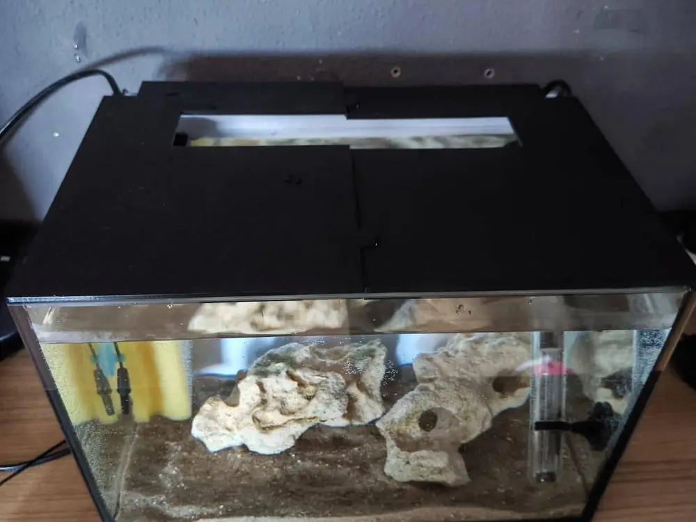 2-teilige 12L Aquariumabdeckung ( 30x20cm)