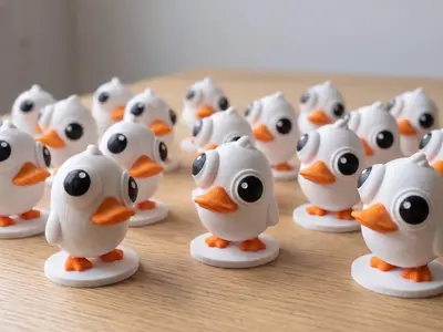 cute ugly duck 3d model