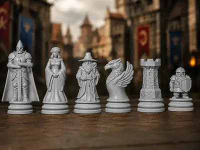 Classic Fantasy Chess Set